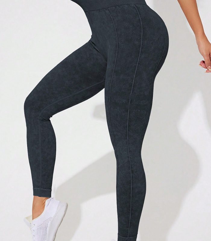 Leggings Sin Push Up Negro