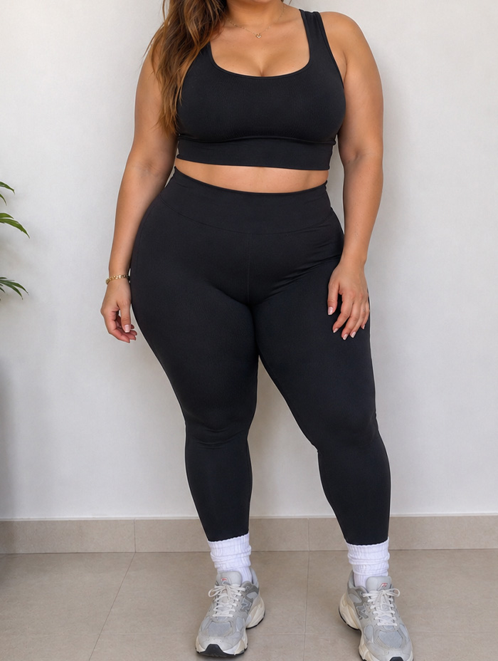 Conjunto Sin Push Up Negro