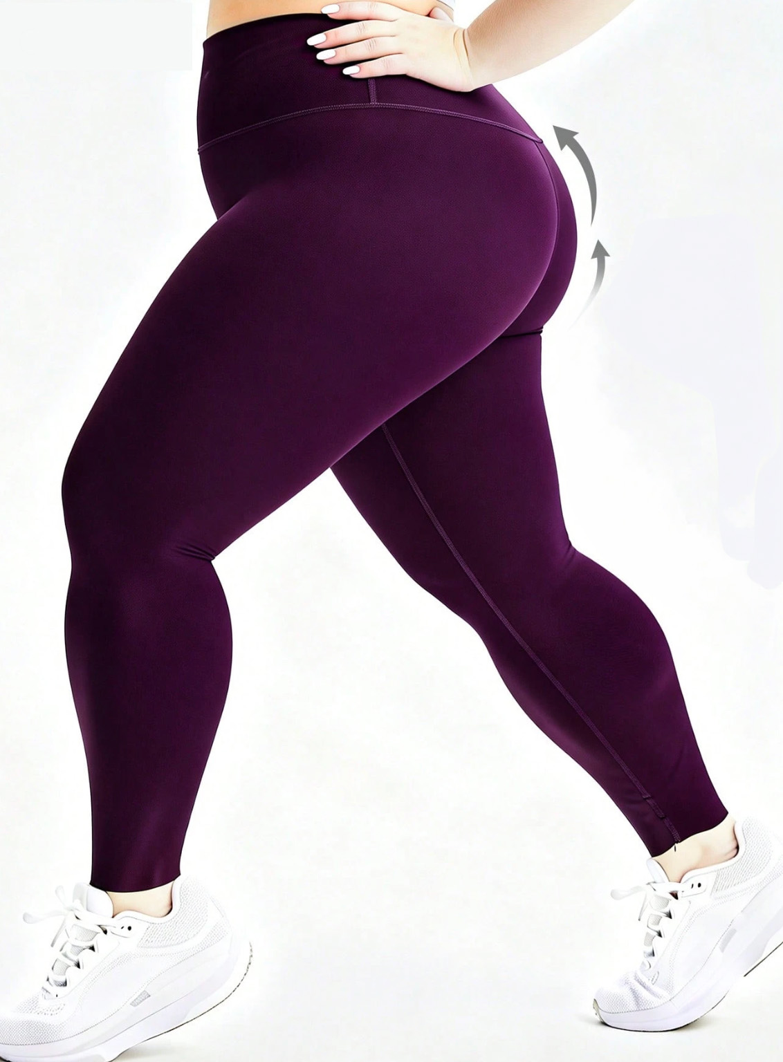 Legging Sin Push Up Morado